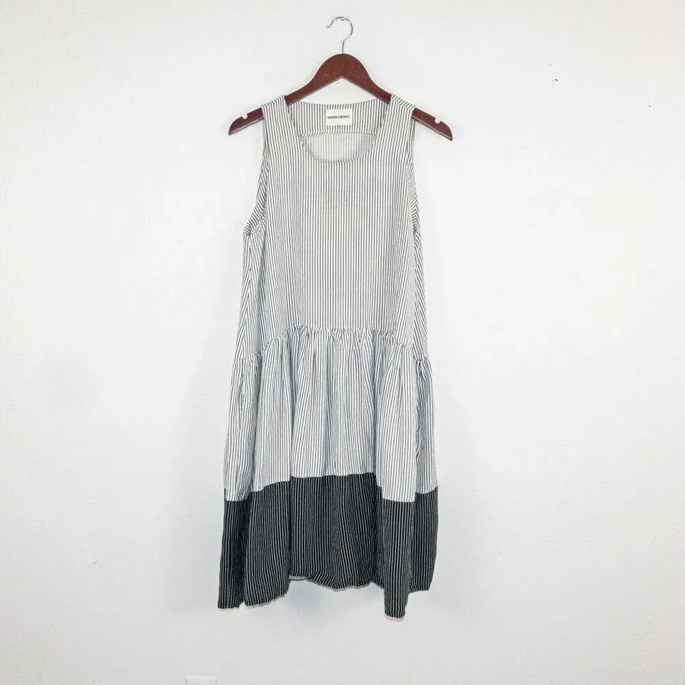 HENRIK VIBSKIV Women's Going on Stripe Dress Linen Viscoze SS16 - Picture 6 of 11